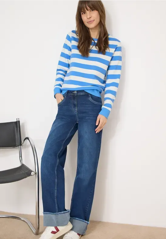 Gestreiftes Sweatshirt