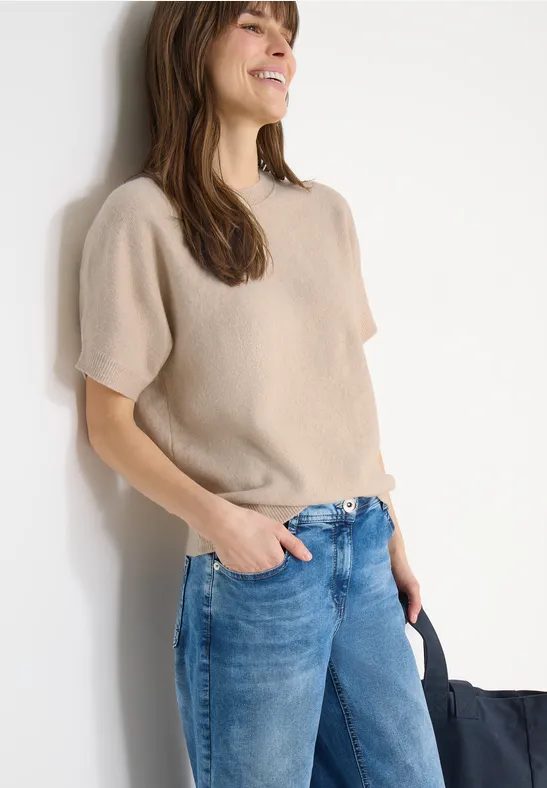 Pullover in Unifarbe