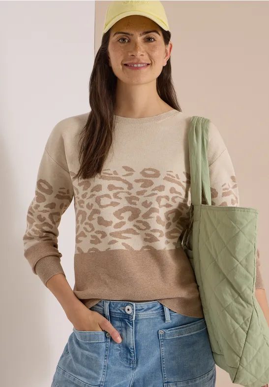 Langarm Pullover mit Leo