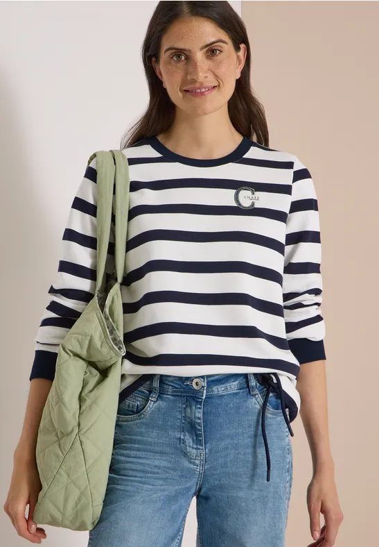 Sweatshirt mit Rundhals und Tunnelzug