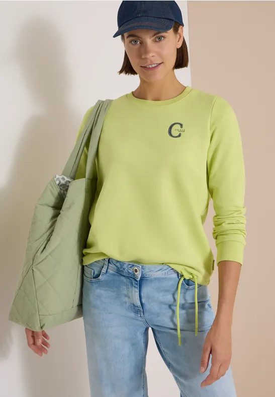Sweatshirt mit Rundhals und Tunnelzug