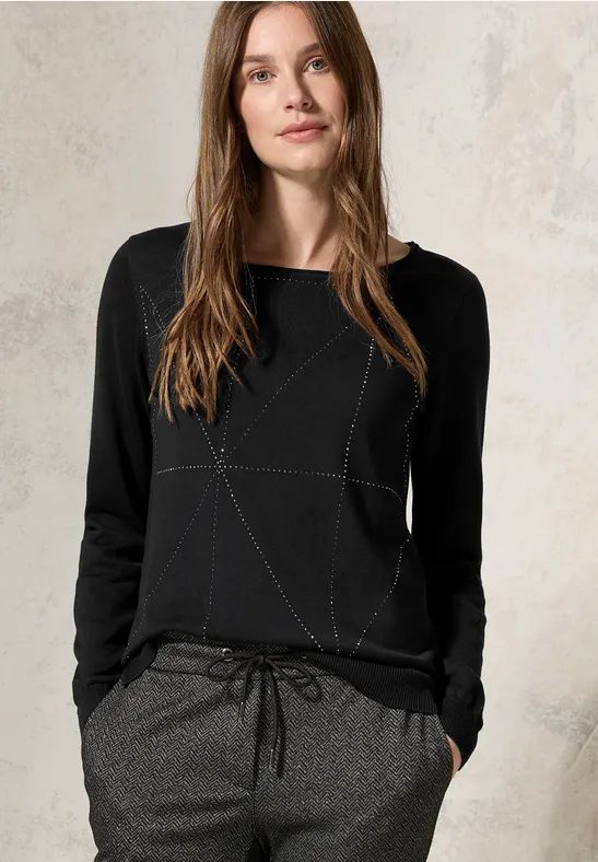 Pullover mit Glitzer