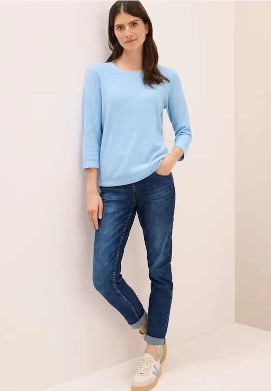 Rundhals Strickpullover