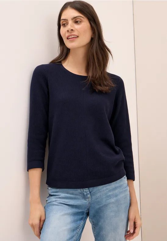 Rundhals Strickpullover