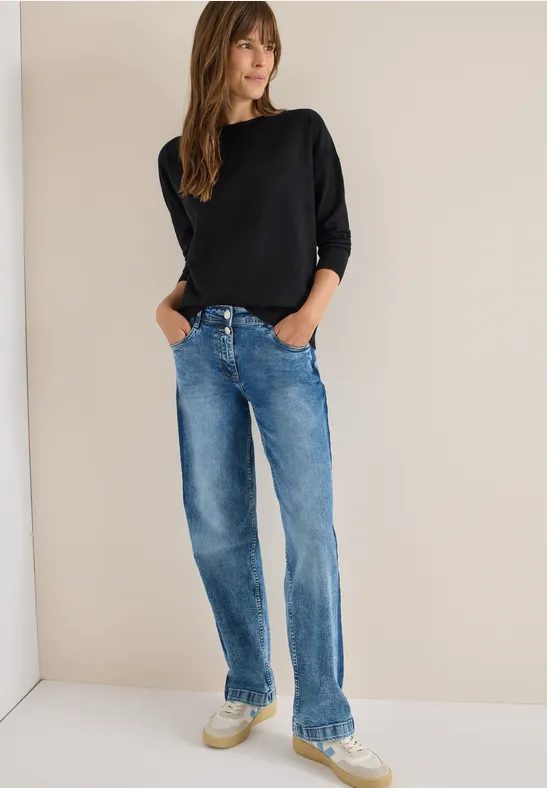 Pullover mit Strukturdetail