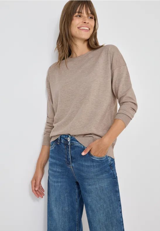Pullover mit Strukturdetail