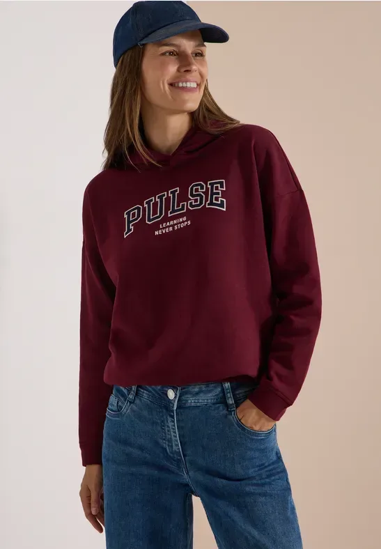 Sweatshirt mit Kapuze und Artwork