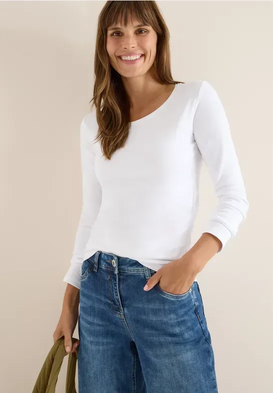 Basic Langarmshirt