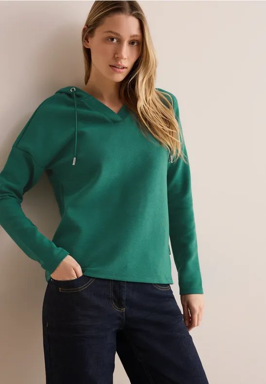 Twill Hoodie Shirt