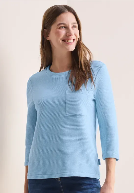 Kurzes Strukturshirt