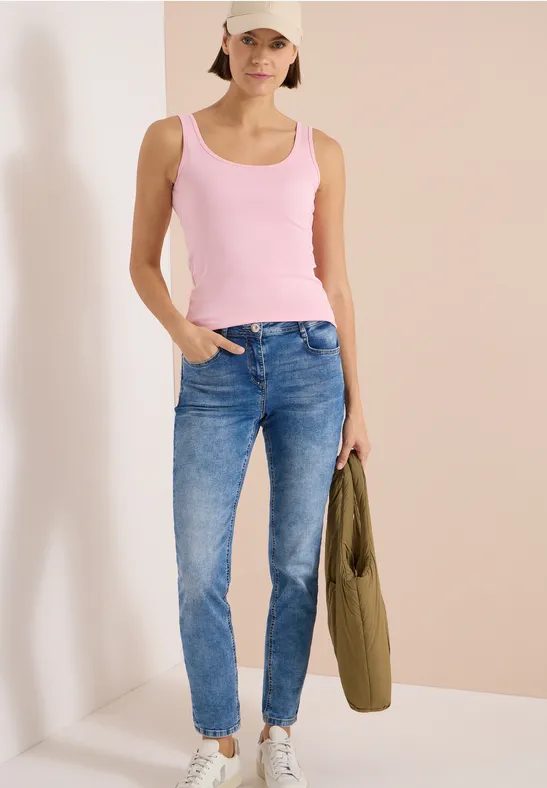 Basic Top aus reiner Baumwolle