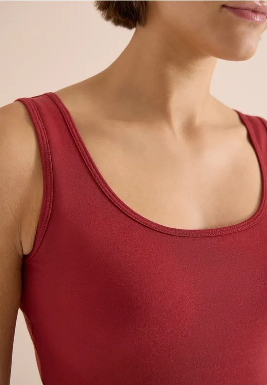 Basic Top aus reiner Baumwolle