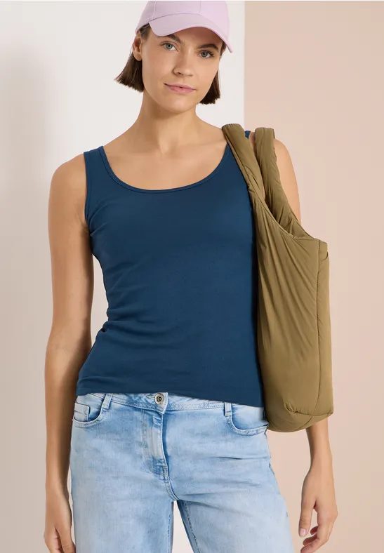 Basic Top aus reiner Baumwolle