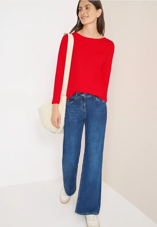 Basic Langarmshirt
