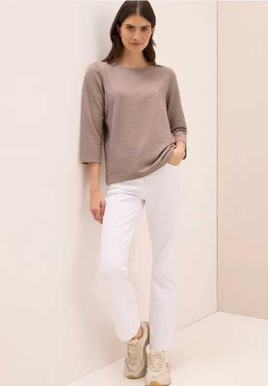 Two Tone Strukturshirt