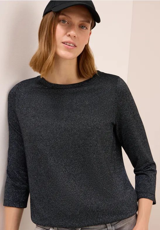 Shirt mit Glitzerdetails