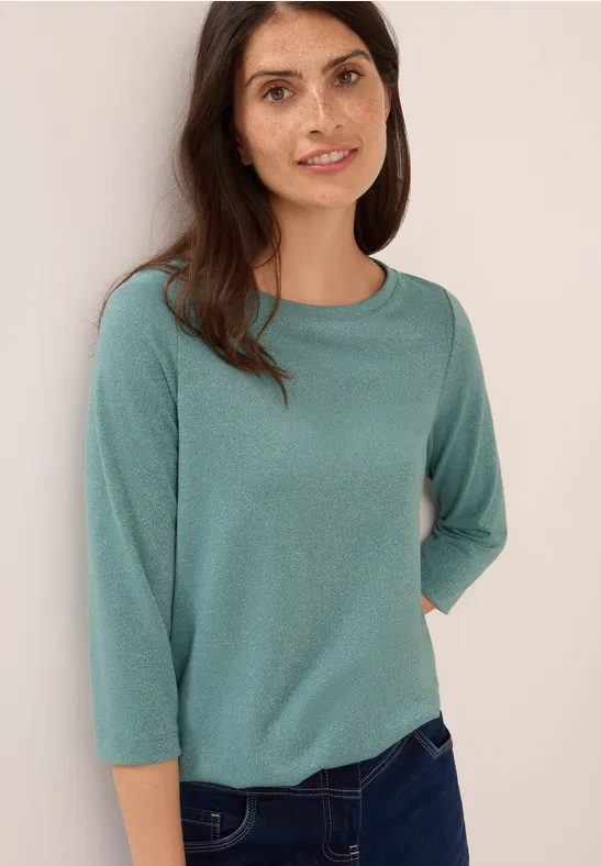 Shirt mit Glitzerdetails