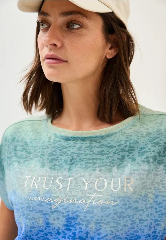 Shirt in Ausbrenner