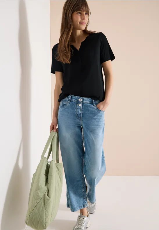 Basic Shirt im Tunika