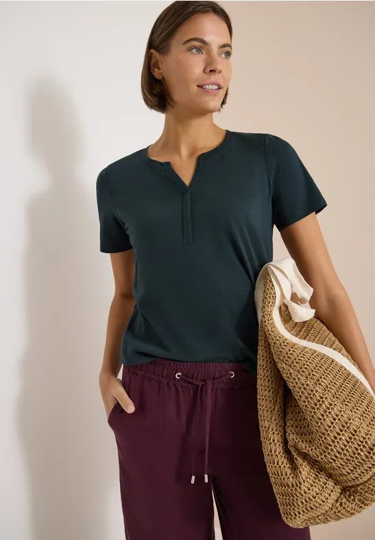 Basic Shirt im Tunika