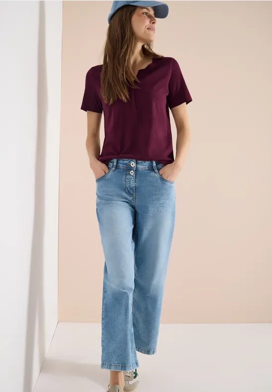 Basic Shirt im Tunika