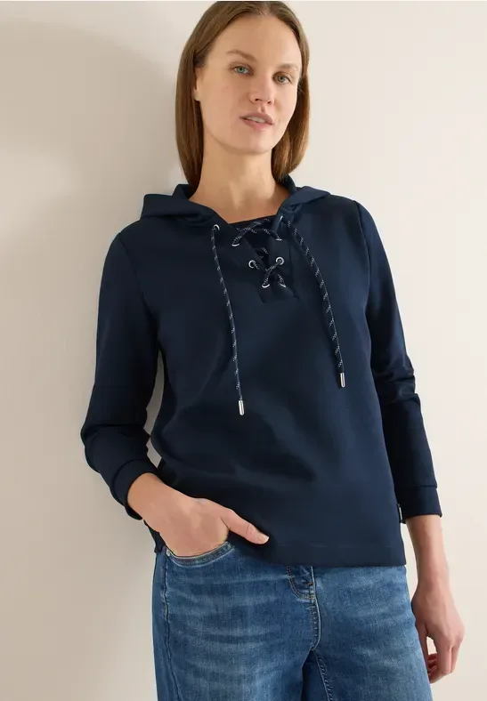 Hoodie Shirt mit Strings