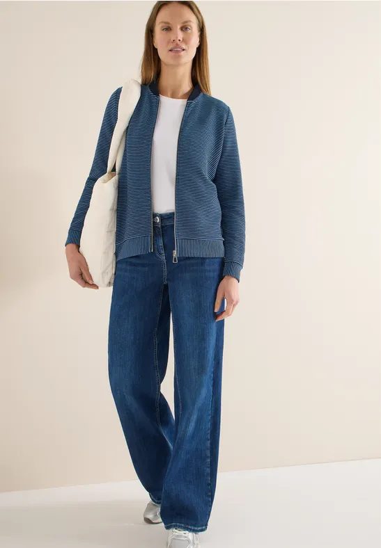 Gestreifte Jacke