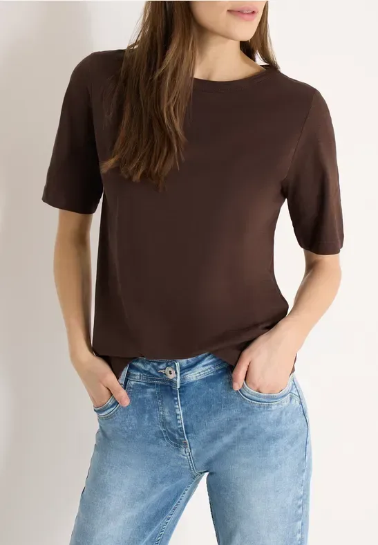Cecil Kurzarmshirt aus weicher Baumwolle