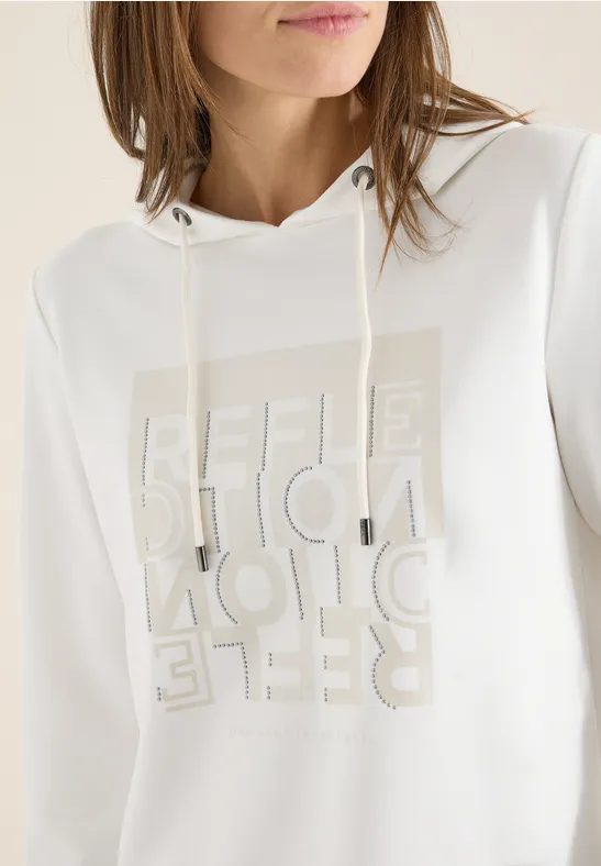 Hoodie Shirt mit Folienprint