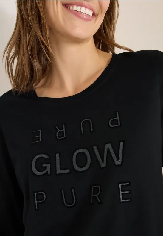 Shirt mit Glitzer