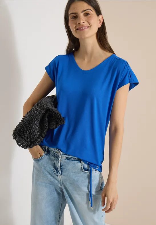 Dropped Shoulder Shirt mit Cut