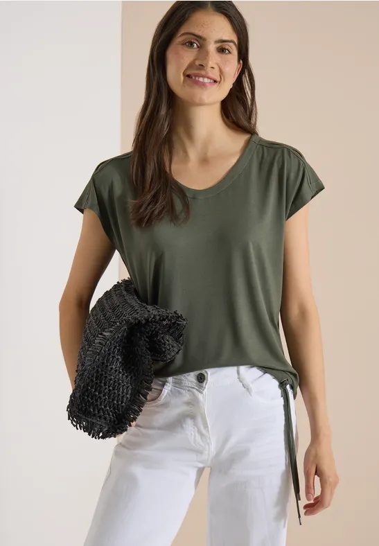 Dropped Shoulder Shirt mit Cut