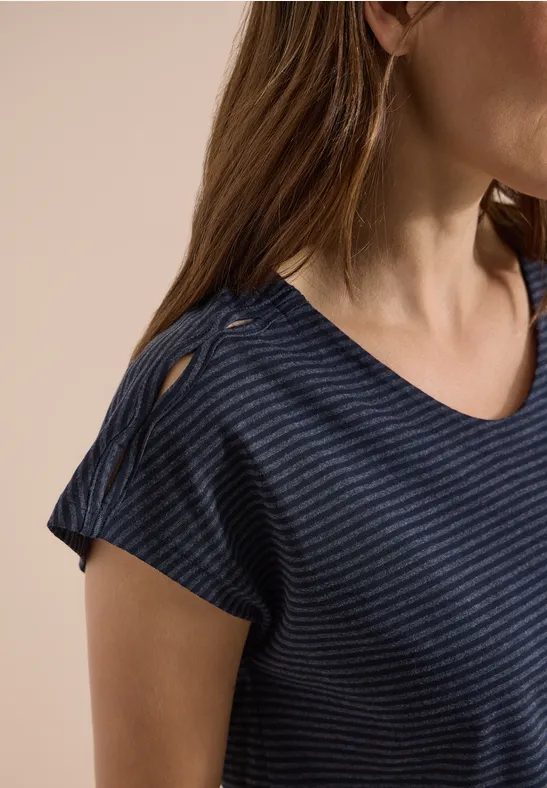 Dropped Shoulder Shirt mit Cut
