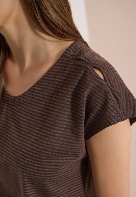 Dropped Shoulder Shirt mit Cut