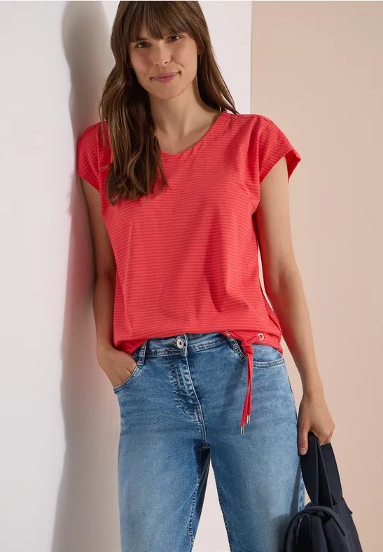Dropped Shoulder Shirt mit Cut