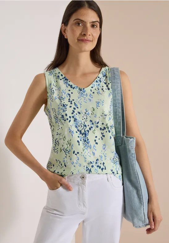 Top mit Rounded V