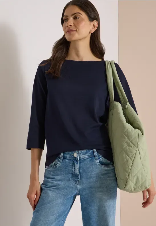 Basic Shirt mit U