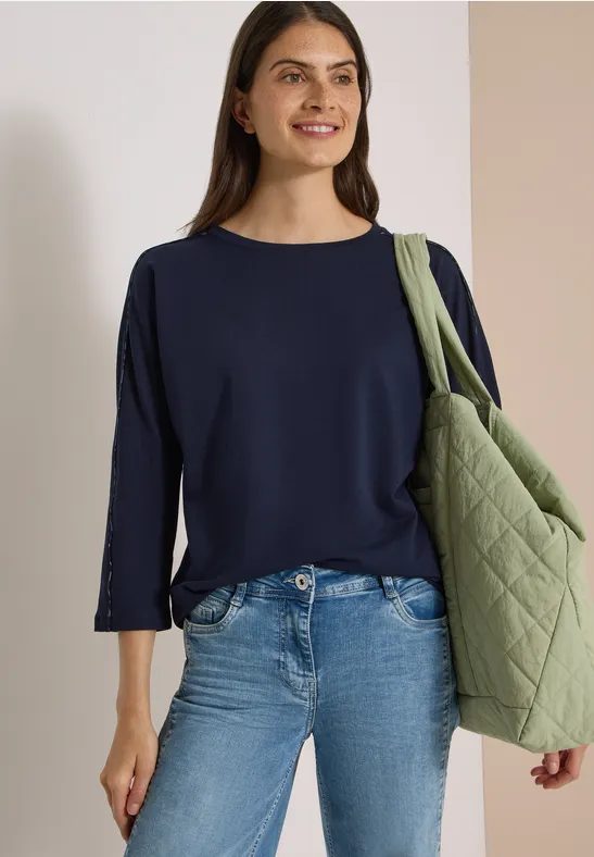 Batwing Shirt mit Leo