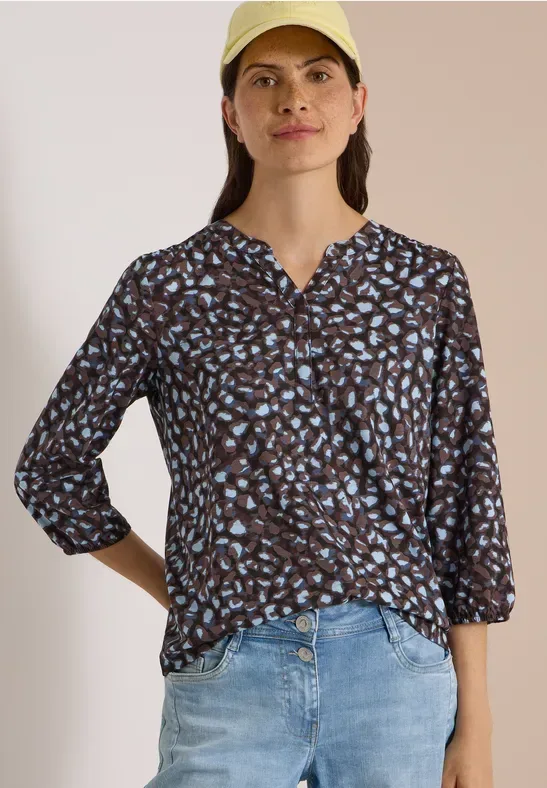 3/4-Arm Shirt im Tunika-Look