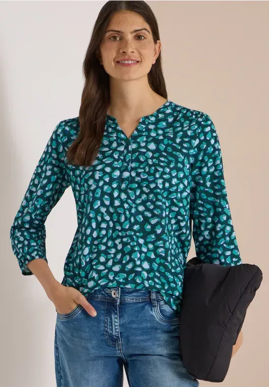 3/4-Arm Shirt im Tunika-Look