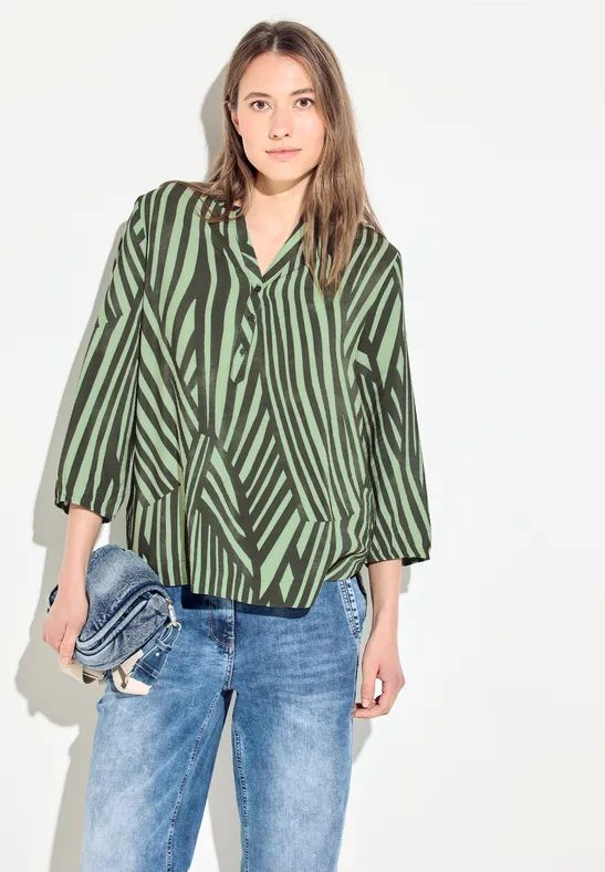 Bluse mit Streifen