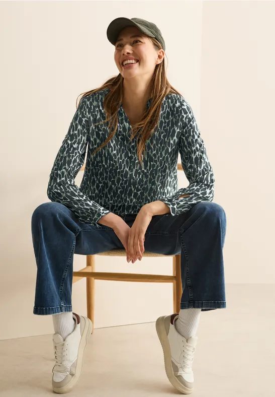 Bedruckte Bluse