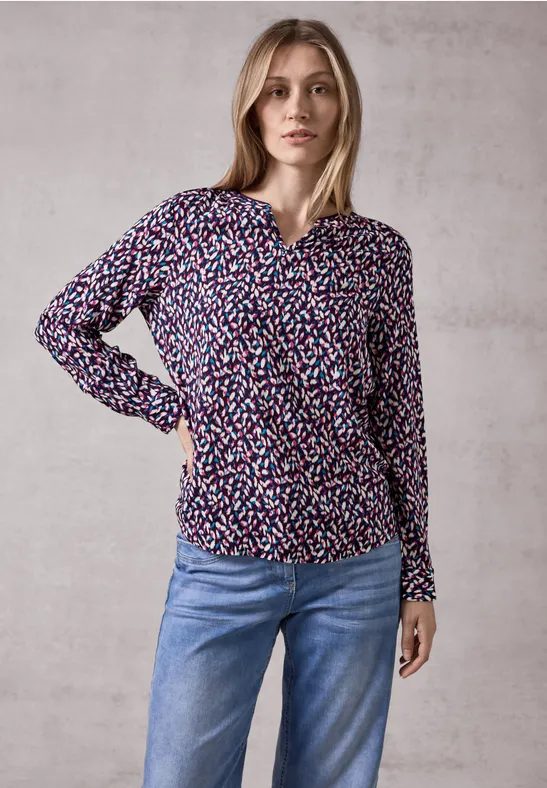 Bedruckte Bluse