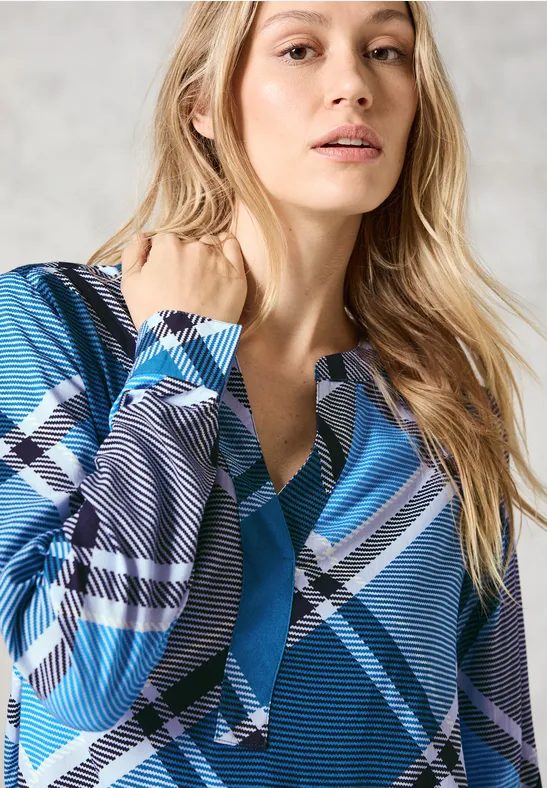 Karierte Bluse