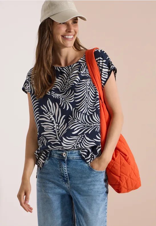 Dropped Shoulder Shirt mit Print