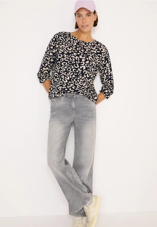 Gemusterte Bluse