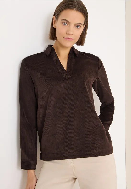 Softe Cordbluse