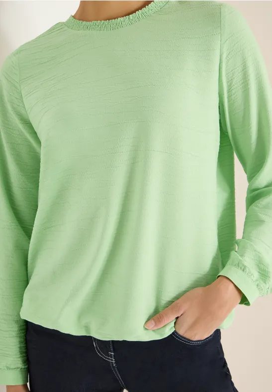 Bluse mit Smock