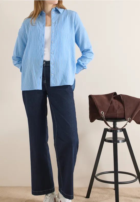 Gestreifte Hemdbluse