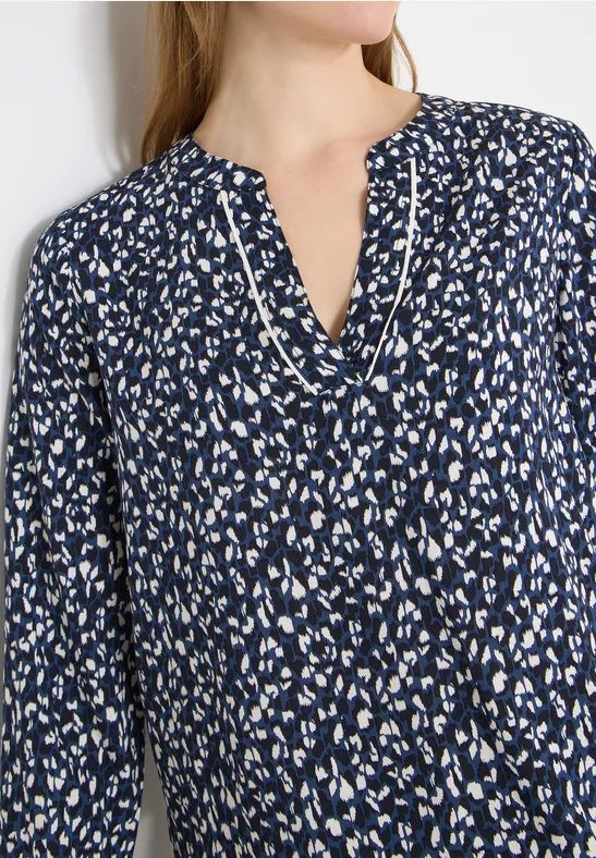 Gemusterte Bluse
